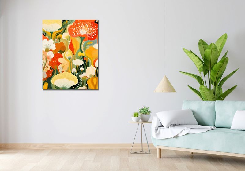 Obraz 70x90cm Kwiatowy Raj zdjęcie 2