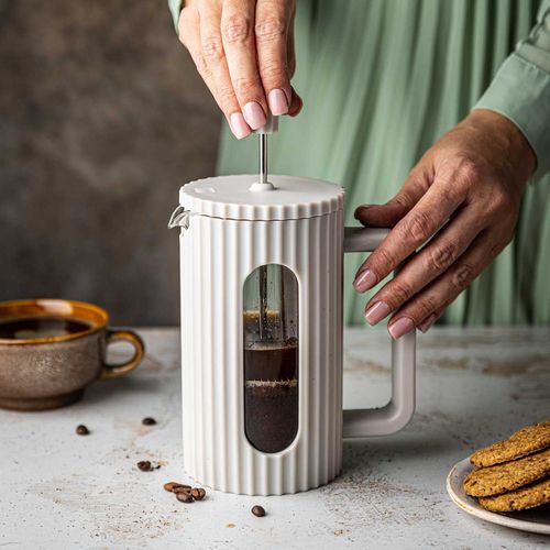 zaparzacz tłokowy do kawy/herbaty 600ml klausberg kb-7748 biały na Arena.pl