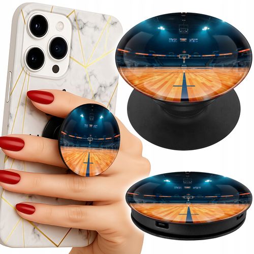 Uchwyt do telefonu Popsocket na palce/stojak KOSZYKÓWKA NBA BOISKO KOSZ FAN na Arena.pl