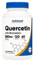NUTRICOST Quercetin with Bromelain - Kwercetyna + Bromelaina (120 kaps.)