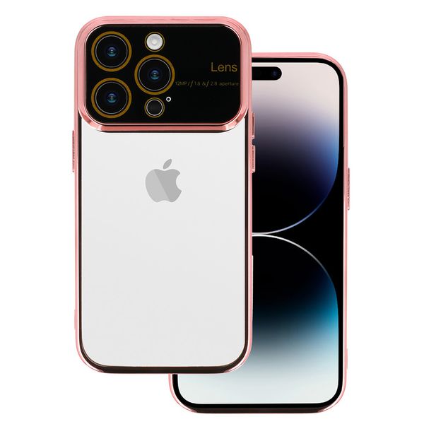 Electro Lens Case do Iphone 15 Jasnoróżowy zdjęcie 1