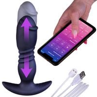 Posuwisty Wibrator Analny Sterowany Smartfonem App