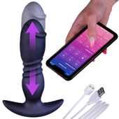Posuwisty Wibrator Analny Sterowany Smartfonem App