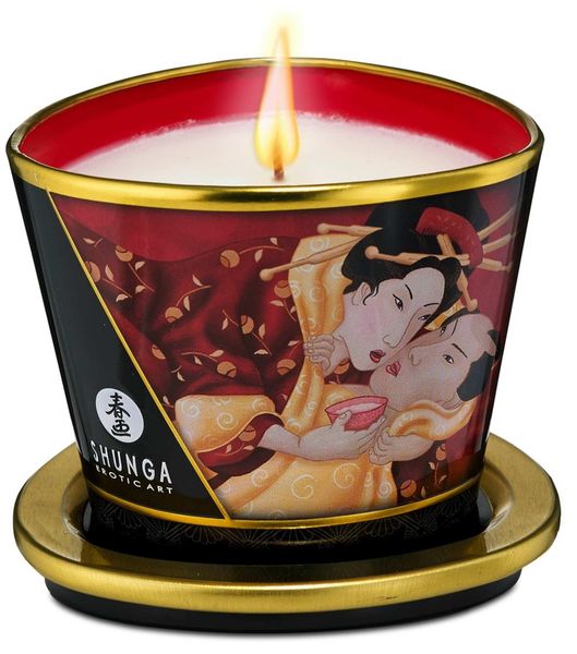 Massage Candle Strawberry Sparkling Wine zdjęcie 1