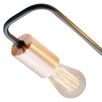 Lampa sufitowa HERPE 34-66923 metalowa pręty żarówki pająk czarny