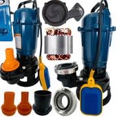 POMPA DO WODY CZYSTEJ BRUDNEJ SZAMBA Z PŁYWAKIEM ZATAPIALNA 3200W