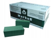 Gąbka florystyczna Markus MOKRA kostka KWIATY ŻYWE - karton 20 sztuk