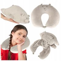 PODUSZKA PODRÓŻNA TURYSTYCZNA ROGAL DLA DZIECI NA SZYJE DO SAMOCHODU 2W1