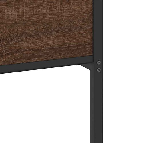 Łóżko bez materaca, brązowy dąb, 80x200 cm na Arena.pl