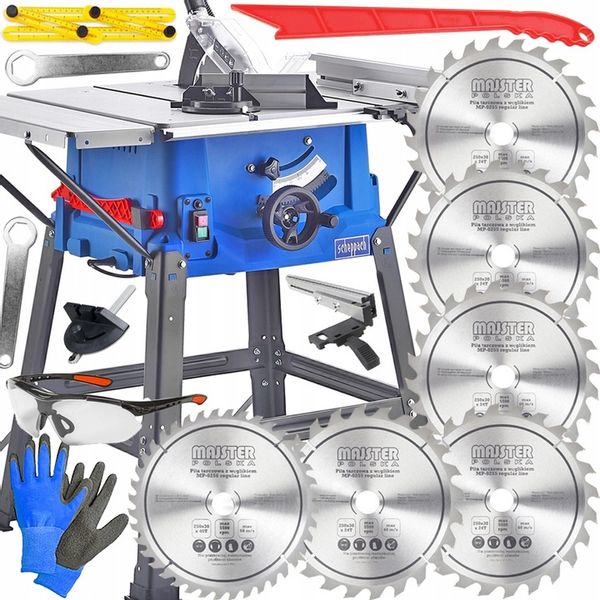 Pilarka Piła Stołowa Przecinarka Krajzega Drewna Hs100s Scheppach Germ zdjęcie 1