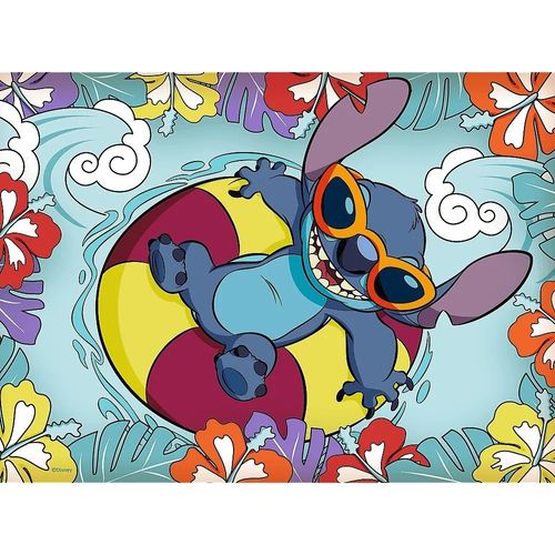 Puzzle 30 elementów Lilo i Stitch na wakacjach na Arena.pl