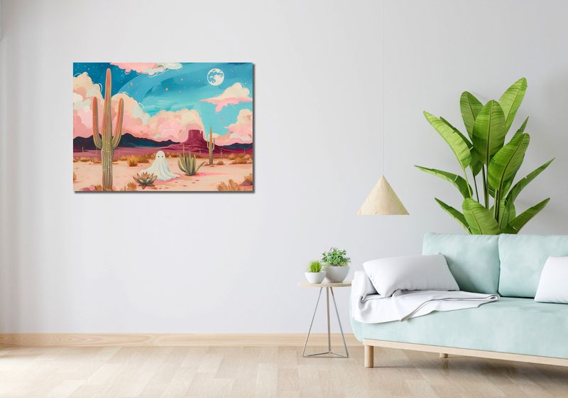 Obraz 100x70cm Duch Między Kaktusami zdjęcie 2