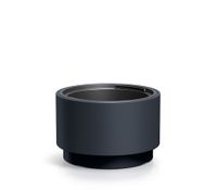 Doniczka okrągła HEOS DLHEN300 z wkładem | Antracyt