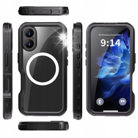 PANCERNE ETUI 360° MAGSAFE WODOODPORNE WYTRZYMAŁA OBUDOWA IPHONE 16 Plus