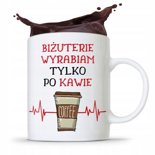 Dla Jubilera Kubek Na Prezent Tylko Po Kawie Z Nadrukiem Ze Zdjęciem na Arena.pl