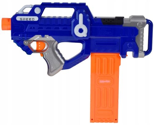 BEZPIECZNA WYRZUTNIA AUTOMATYCZNA KARABIN NA MIĘKKIE STRZAŁKI PIANKI ZABAWA na Arena.pl