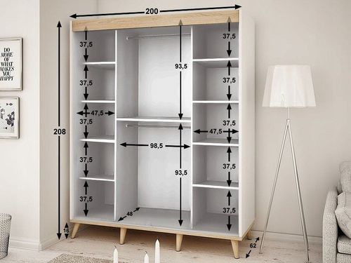 Szafa BEST VII 200cm na Arena.pl