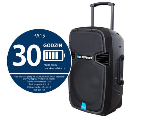 PROFESJONALNY SYSTEM AUDIO PA15 - BP-PA15 na Arena.pl