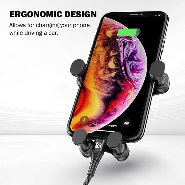 ND38_CRG-CH5-BLK Crong Gravity Auto-Lock Car Hold zdjęcie 10