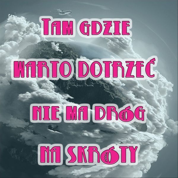 Tam gdzie warto różowy – magnes zdjęcie 1