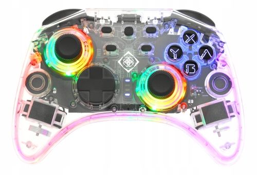Pad Deltaco Pad bezprzewodowy transparentny RGB Switch/PC/Android na Arena.pl