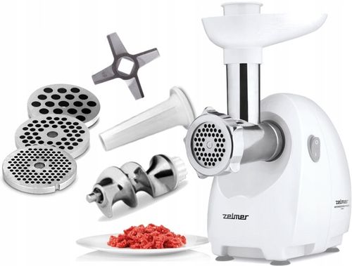 MOCNA MASZYNKA DO MIELENIA MIĘSA ZELMER ZMM4080B 1900W 3 SITKA na Arena.pl