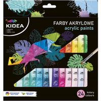 FARBY AKRYLOWE 24 KOLORY KIDEA 1843