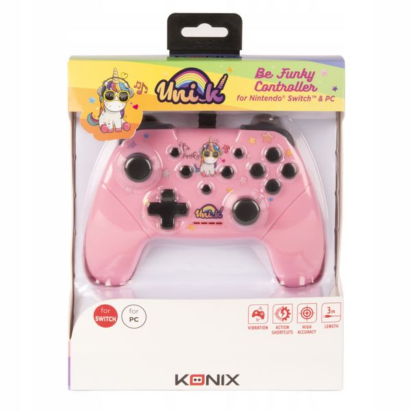 Gamepad Kontroler Konix Unik Be Love Controller do Nintendo Switch / PC zdjęcie 2