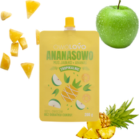 OWOLOVO Ananasowo Mus jabłko ananas 200 g
