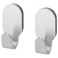 Hak haczyk wieszak łazienkowy stal nerdzewna 2 szt IKEA BROGRUND