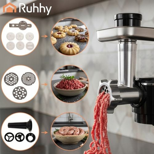 Robot Kuchenny Planetarny z Podgrzewaną Misą 6,2L Wielofunkcyjny + na Arena.pl