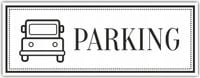 Tabliczka Grawer na Drzwi informacyjna PARKING