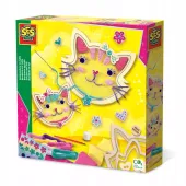 Haft na tiulu kotki zestaw