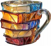 Malowany kubek do książek 2025 Nowe nowatorskie kubki do kawy dla miłośnika