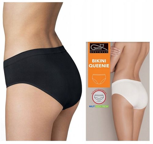 3xFIGI GATTA BIKINI QUEENIE BIAŁE CZARNE NATURAL S na Arena.pl