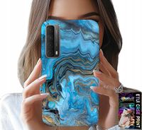 ETUI DO HUAWEI P SMART 2021 - MARMURKOWE WZORY OBUDOWA CASE + FOLIA