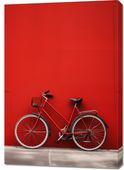 Obraz 70x100cm Czerwony Rower