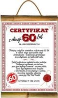 dyplom certyfikat 60 lat pan | d80