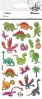 naklejki dekoracyjne wypukłe dinozaury 20 szt titanum