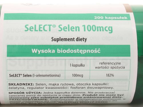 Selen Selenium 100mcg - Swanson - 200 kapsułek na Arena.pl