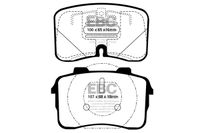 2X EBC BRAKES Klocki hamulcowe kpl. Red Stuff DP3883C