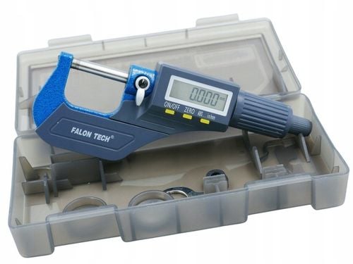 MIKROMETR ELEKTRONICZNY CYFROWY 0-25 mm / 0.001 mm na Arena.pl