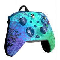 2 x Pad przewodowy Xbox Series One PC Glitch Green PDP