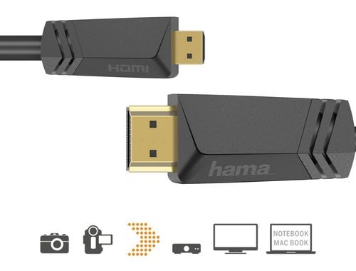Kabel HAMA HDMI 2.0B 4K 1,5 m Czarny na Arena.pl