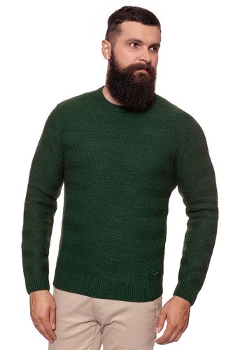 LEE WOOL STRUCTURE CREW FOREST GREEN L84XAEDF S na Arena.pl