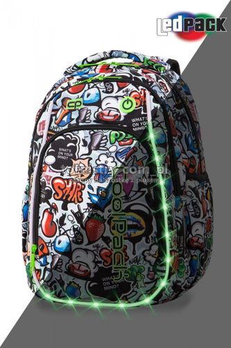 Plecak CoolPack LED STRIKE S GRAFFITI (94405) na Arena.pl