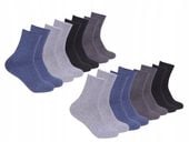 8x CIEPŁE męskie SKARPETY bezuciskowe ZIMOWE wygodne skarpetki THERMO