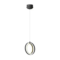 Lampa wisząca Aigostar 2700K z aluminium i silikonu do salonu