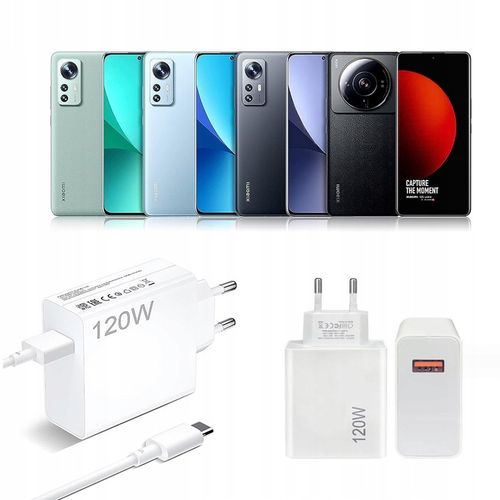 SZYBKA ŁADOWARKA 120 W I KABEL DO XIAOMI/REDMI na Arena.pl