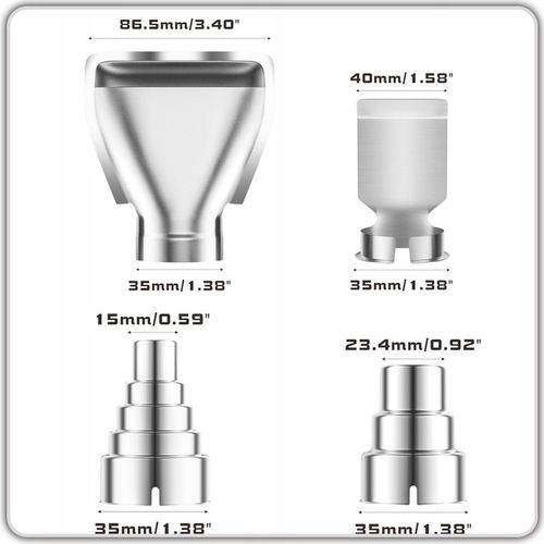 OPALARKA ELEKTRYCZNA Z REGULACJĄ 2 BIEGI LCD 60-650°C 2200W MOCNA +4 na Arena.pl
